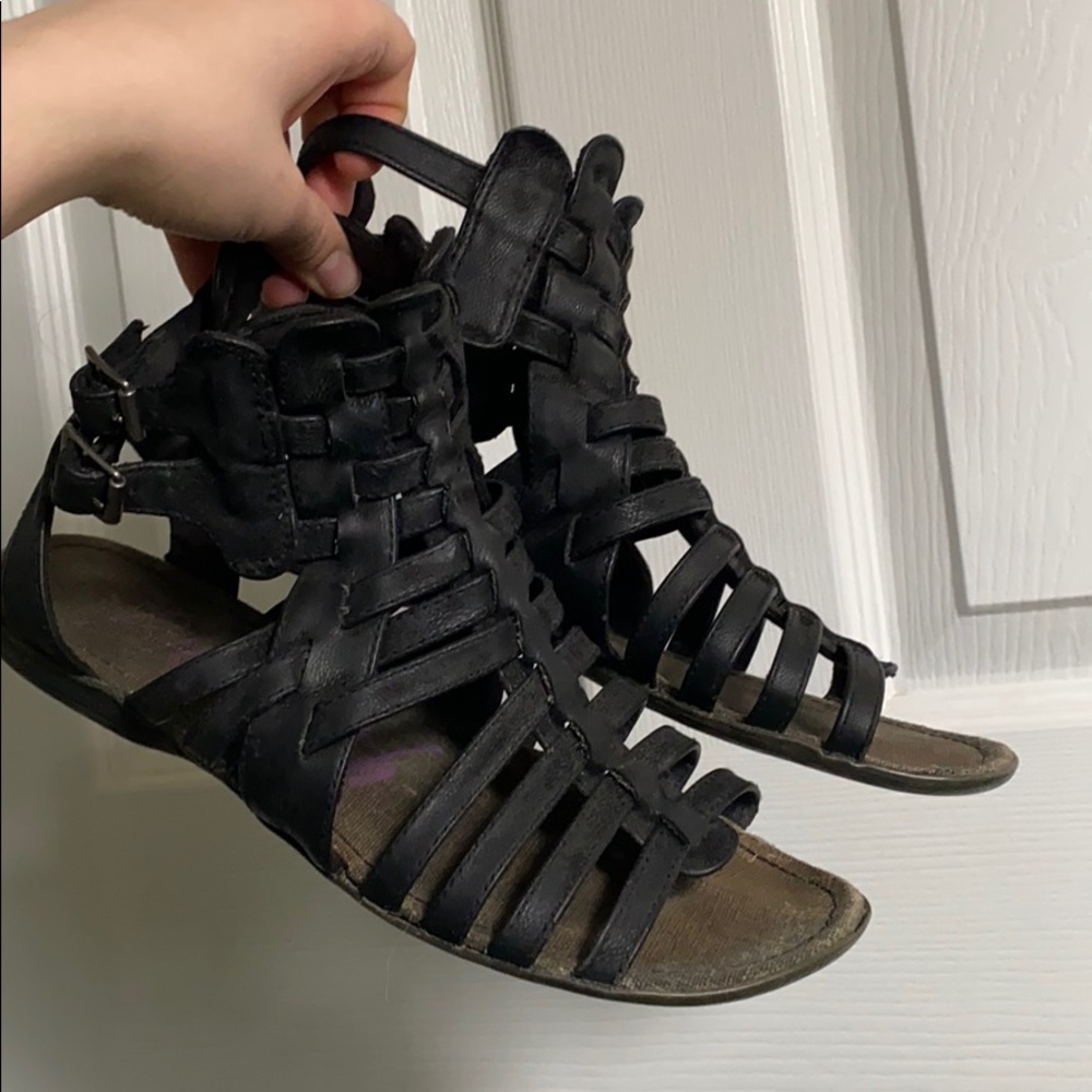 Blowfish strappy gladiator sandals
